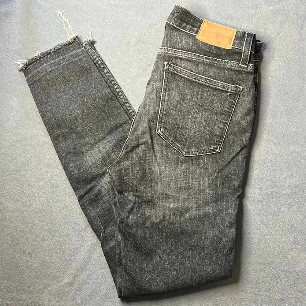 EUC Madewell 10 inch high rise skinny jeans size 26 tall